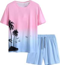 Summer vacation T-shirt and Short For men