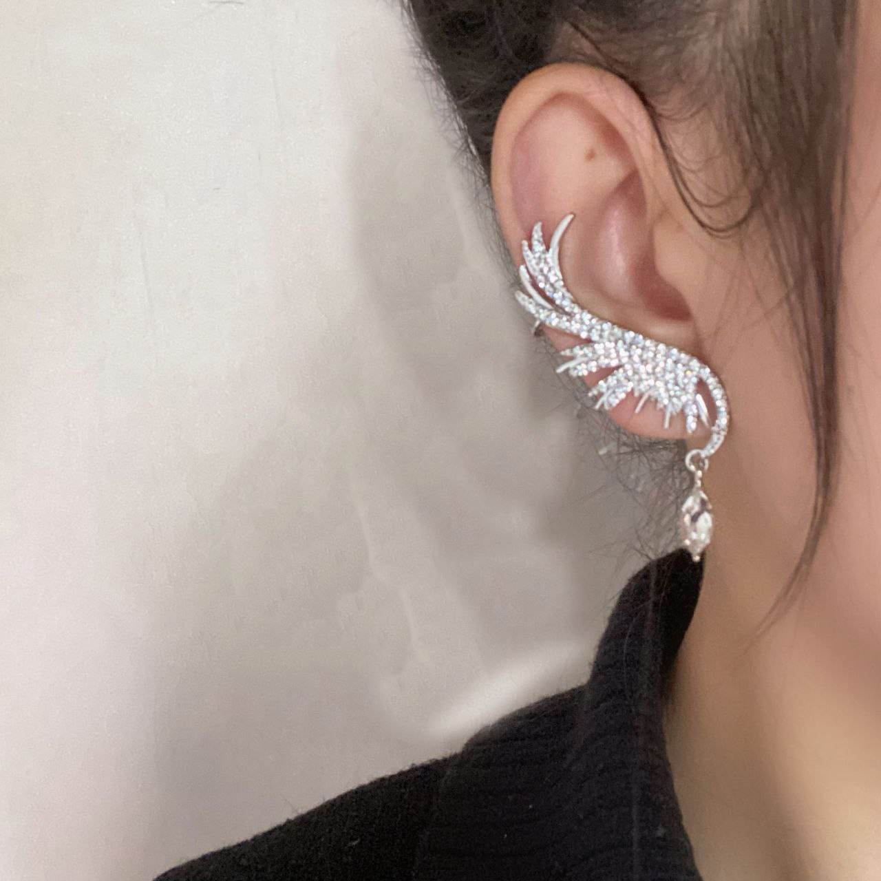 Angel wing earrings