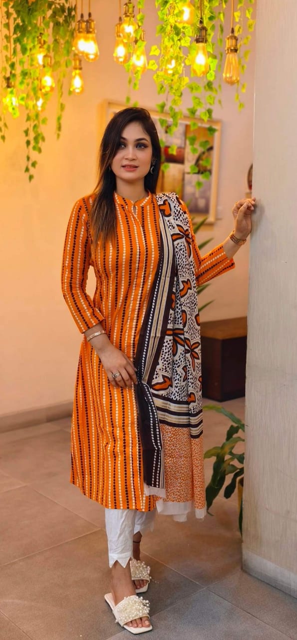 লিলেন থ্রি পিস