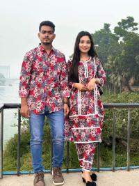 শার্ট এন্ড টু পিস কাপল সেট