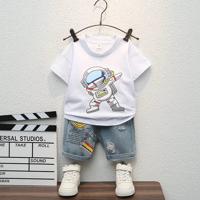 Summer Baby T-Shirt Pant Combo Set