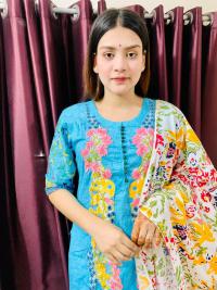 কটন থ্রি পিস