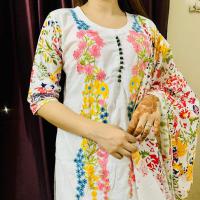 কটন থ্রি পিস