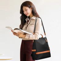 Casual Oxford Backpack Women Black Waterproof Nylon School Bags for Teenage Girls High Quality