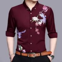 Printed  Cotton Full Sleeve Casual Shirt  for Men