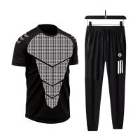 Premium Quality Stylist Printed Half Sleeve T-Shirt & Full pant ( Set )for Men