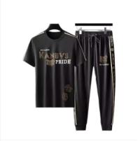 Premium Quality Stylist Printed Half Sleeve T-Shirt & Full pant ( Set )for Men