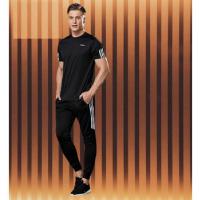 Premium Quality Stylist Printed Half Sleeve T-Shirt & Full pant ( Set )for Men