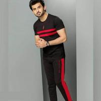 Premium Quality Stylist Printed Half Sleeve T-Shirt & Full pant ( Set )for Men