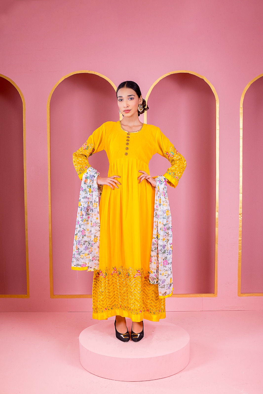 Readymade Lehenga Georgette Dress at Nazmas - Affordable Price in Bangladesh