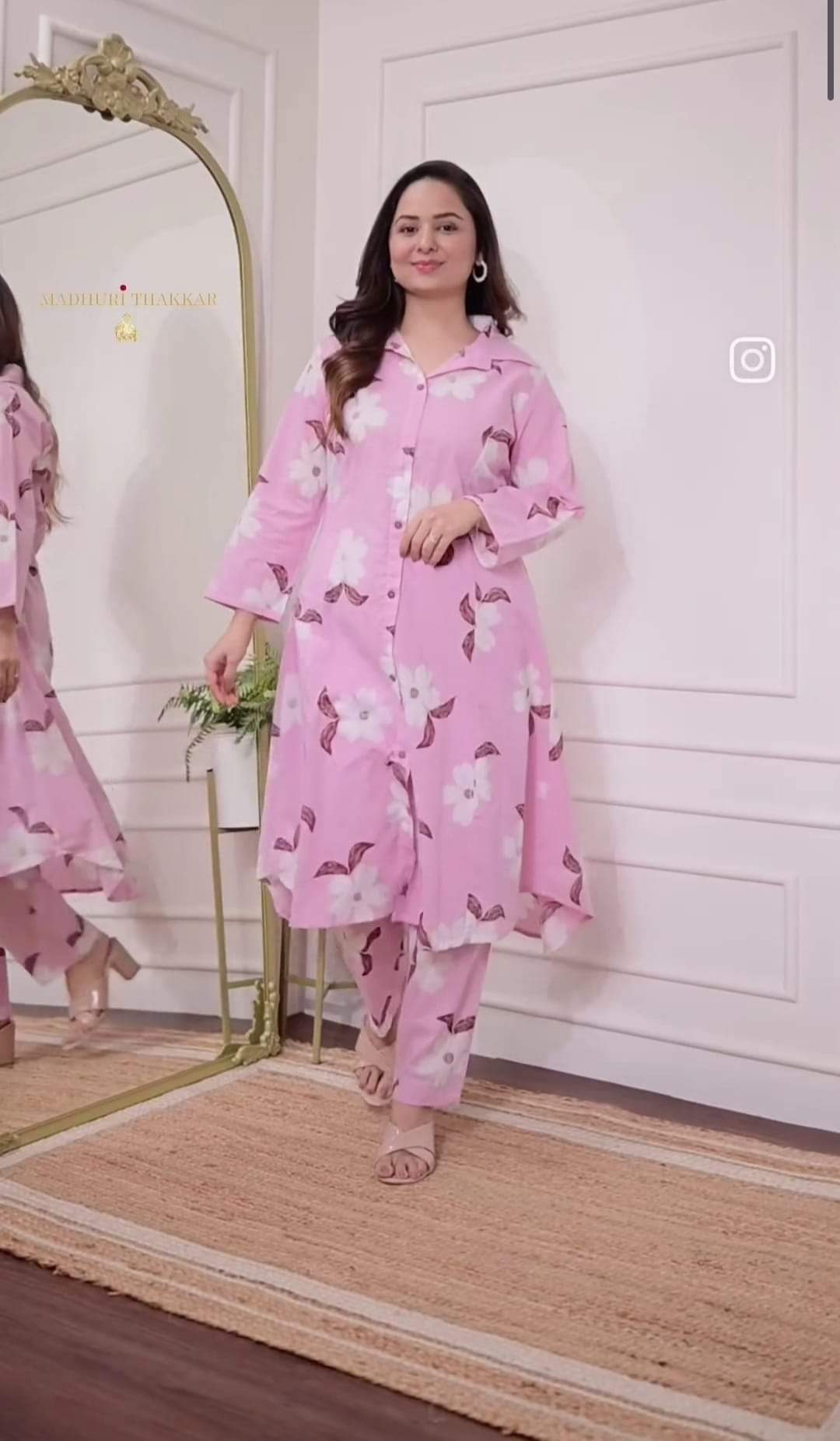 Indian Floral Co-ord Set