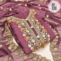 Embroidary georjet Three Piece