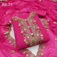 Embroidary georjet Three Piece