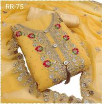 Embroidary georjet Three Piece