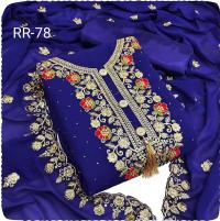 Embroidary georjet Three Piece