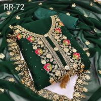 Embroidary georjet Three Piece
