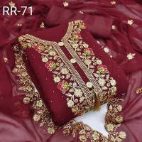 Embroidary georjet Three Piece