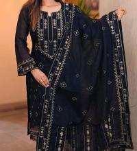 Block Print Three Piece