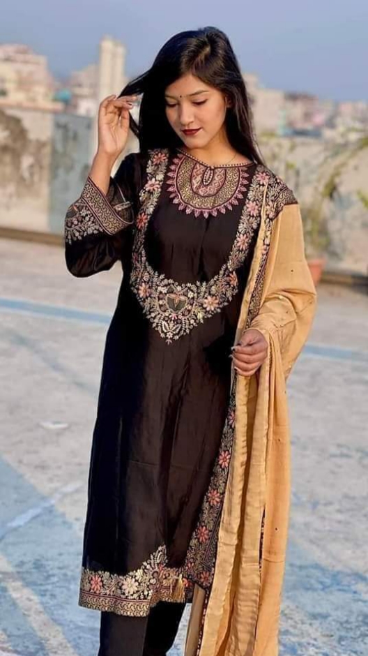 Block Print Three Piece