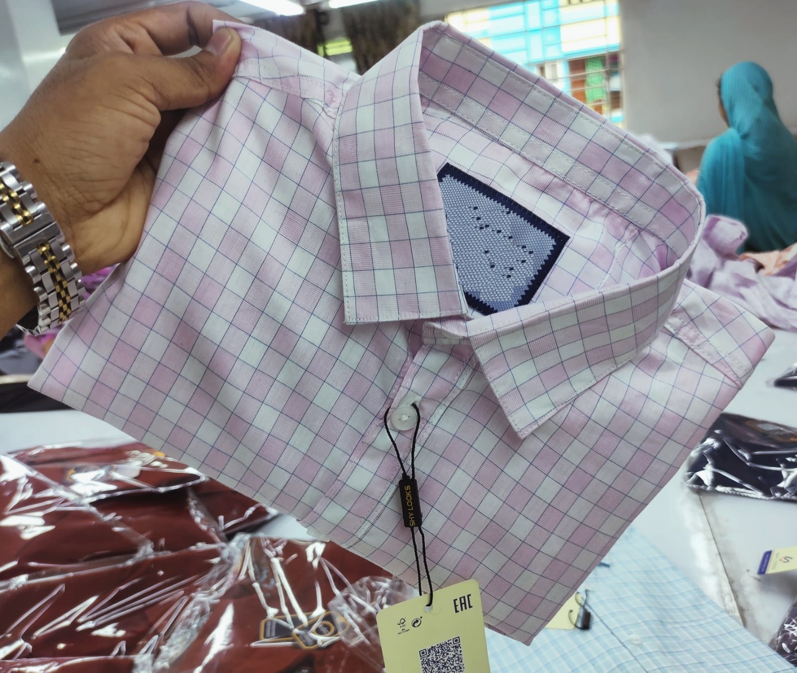 Full Sleeve Formal Check Shirt