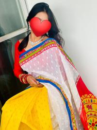 হাফ সিল্ক স্কিন প্রিন্ট শাড়ি