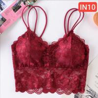 Flower lace Suspender Top Bra