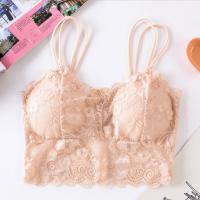 Flower lace Suspender Top Bra