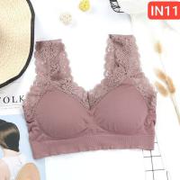 Shoulder Lace Flower Bra