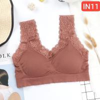 Shoulder Lace Flower Bra