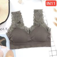 Shoulder Lace Flower Bra