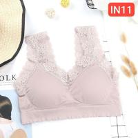 Shoulder Lace Flower Bra