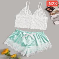 Silk Suspender Princess Temptation two-piece Underwear Set