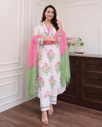 পাকিস্তানি ক্রেপ চিনুন থ্রি পিস