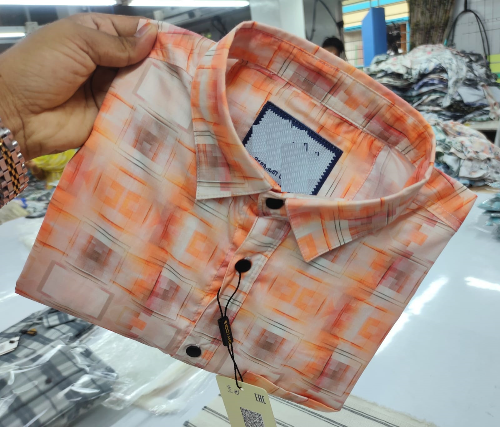 Luxury Full Sleeve Print Shirt