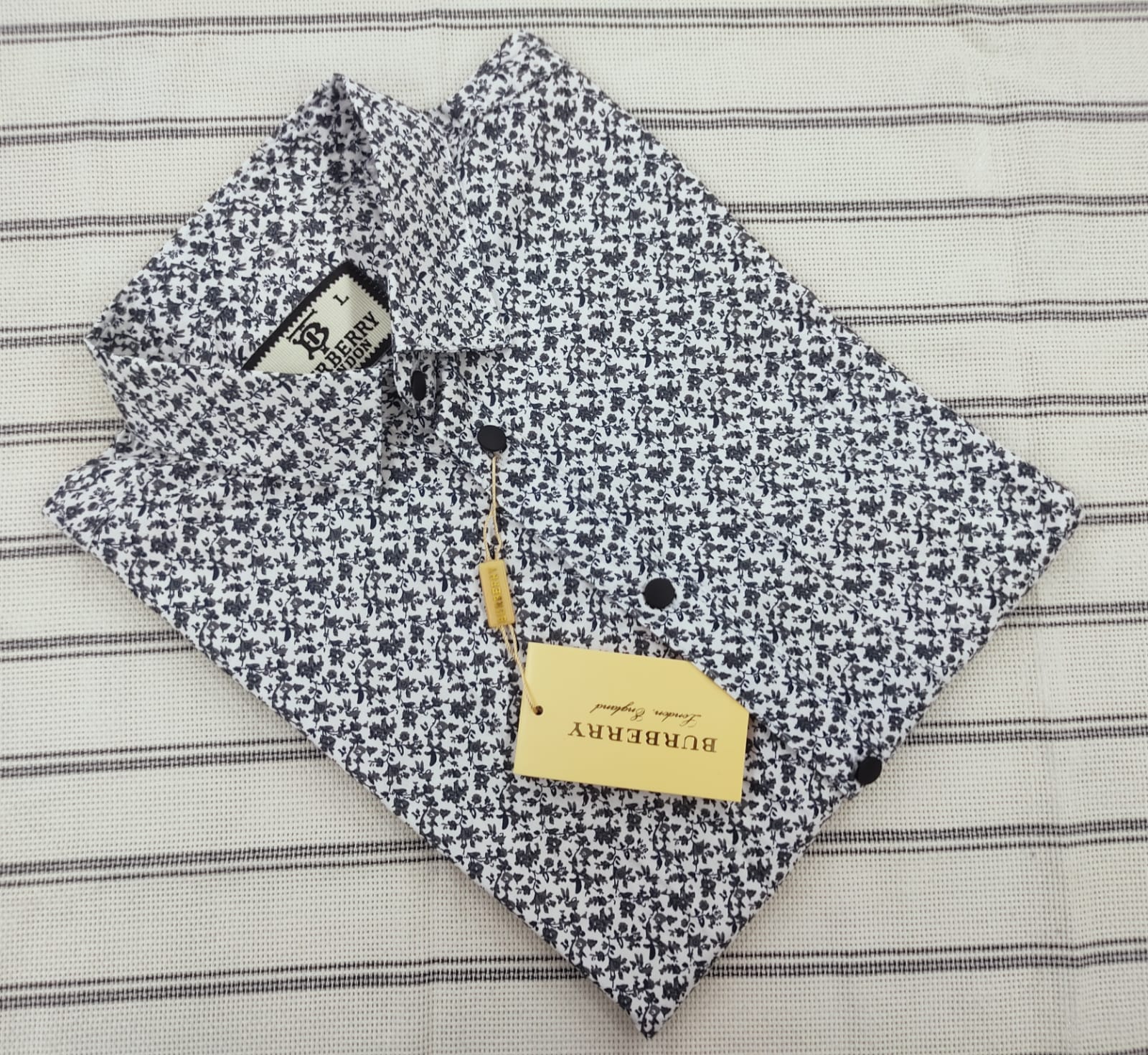 Burberry Full Sleeve Cotton Print Shirt