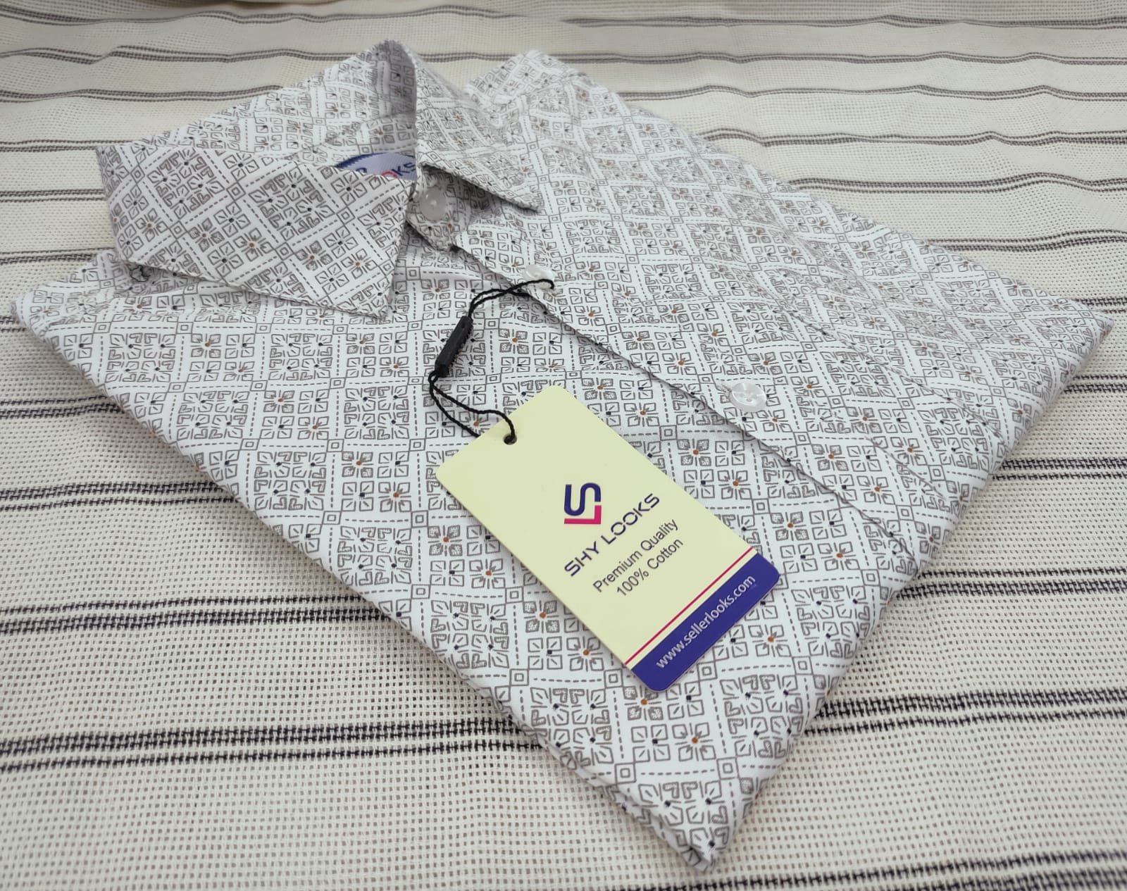 Burberry Full Sleeve Cotton Print Shirt