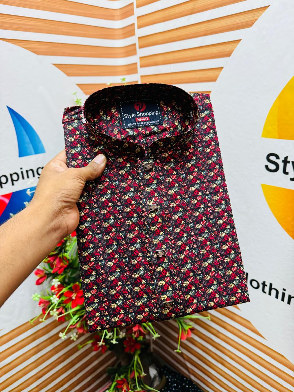 Cotton Print Panjabi