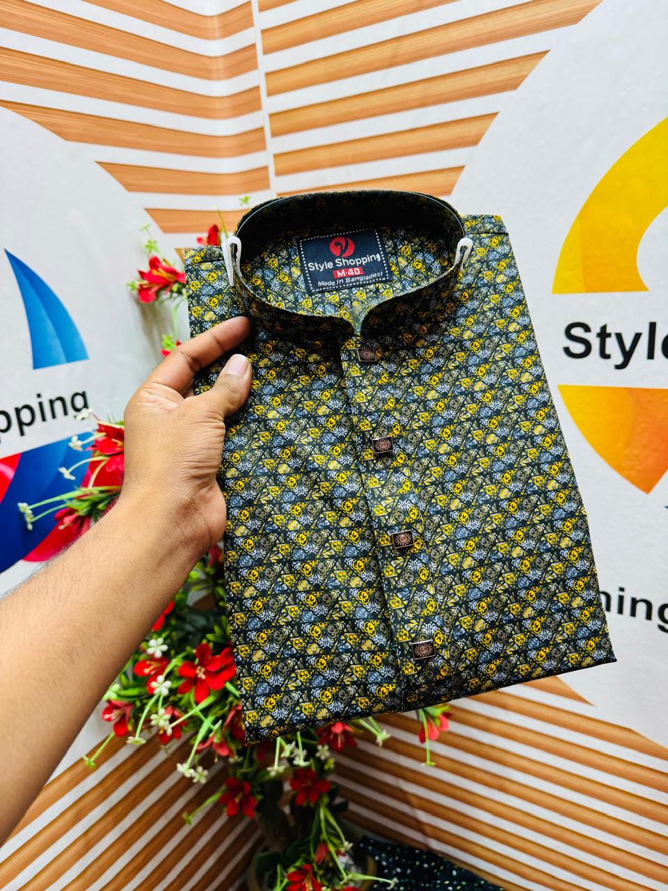 Cotton Print Panjabi