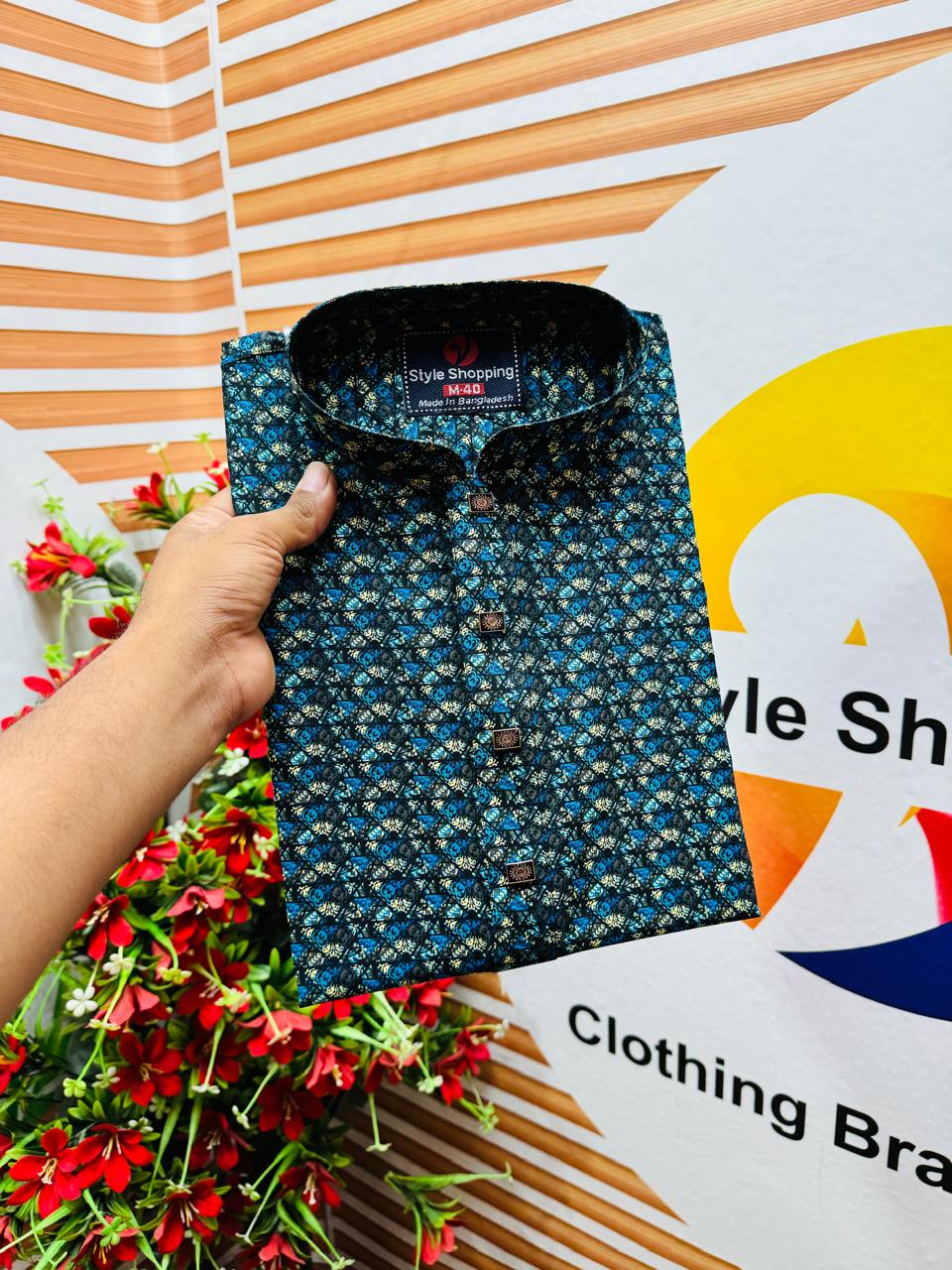 Cotton Print Panjabi