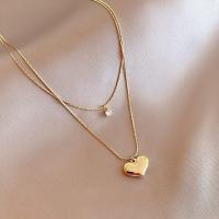 One Love one Stone two Layer Chain NC04