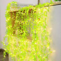 Artificial Leaf Willow Vines Lights String Garland