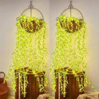 Artificial Leaf Willow Vines Lights String Garland