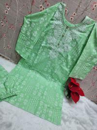 Embroidery Cotton Two Piece