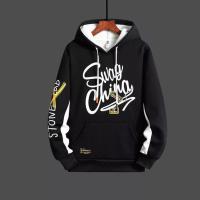 Stylish Color Combined Hoodie