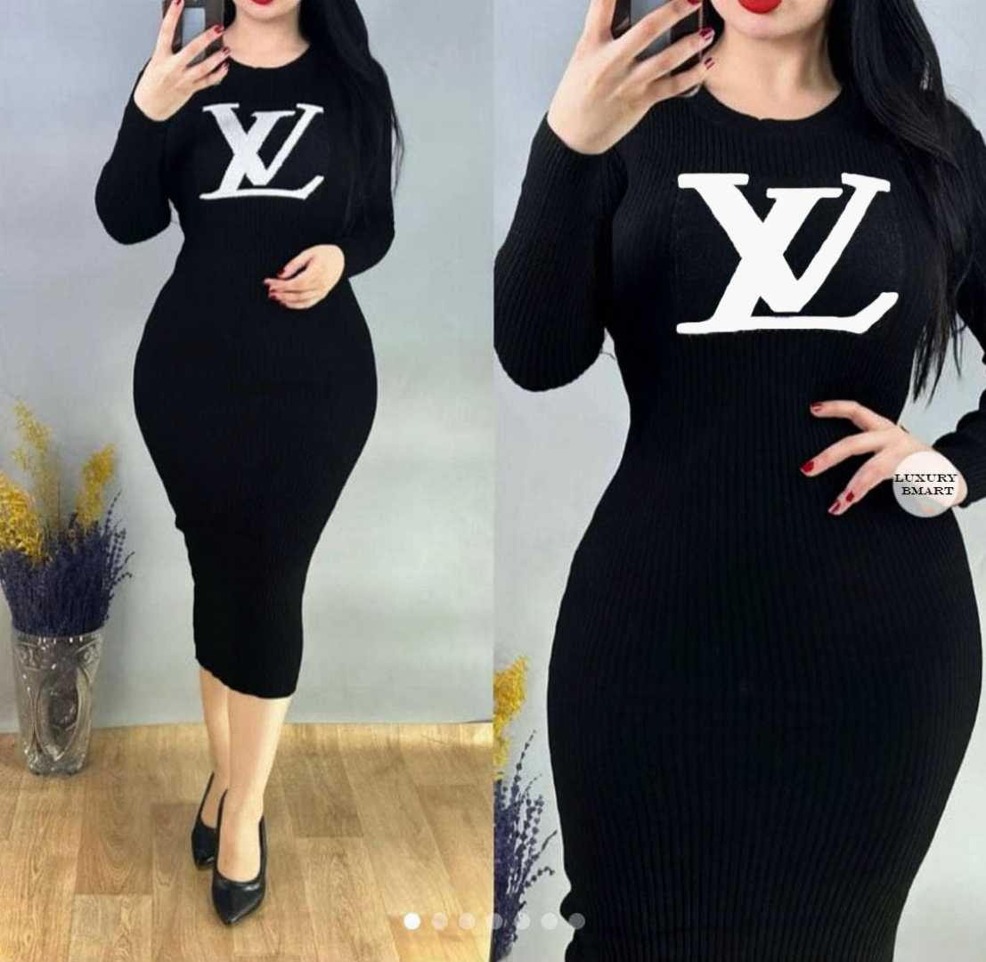 Long Sleeved Midi Bodycon Dress 15114