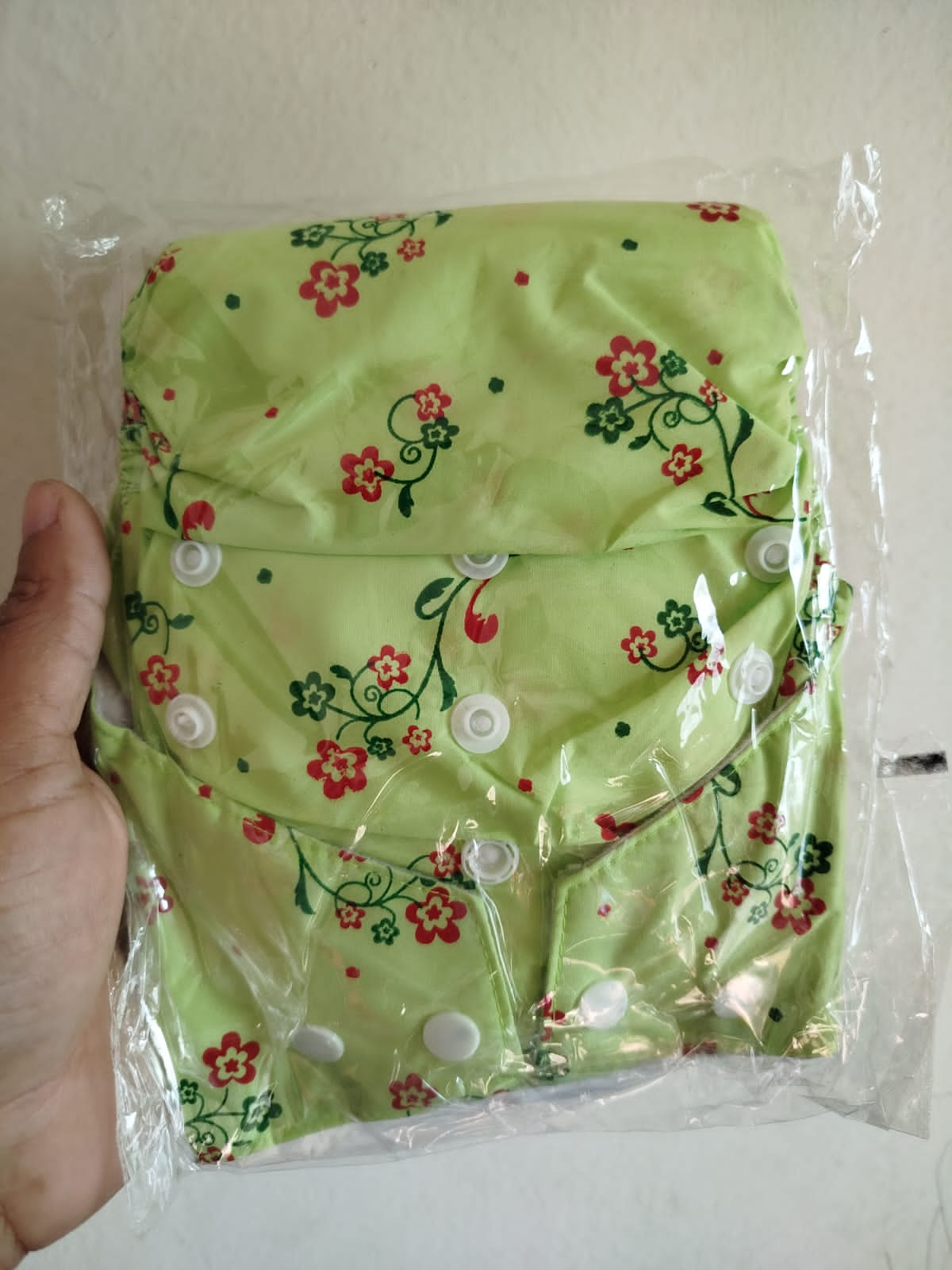 Washable Baby Diaper with 2 pics Pad