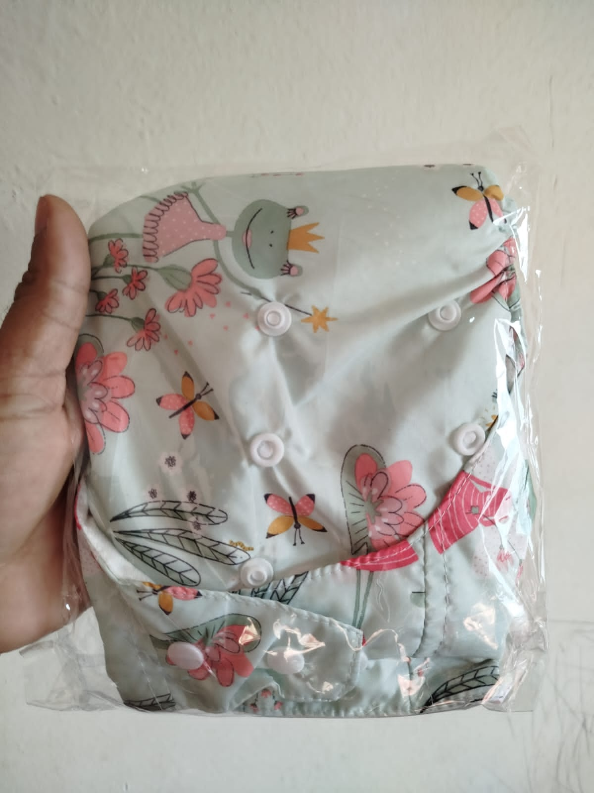 Washable Baby Diaper with 2 pics Pad