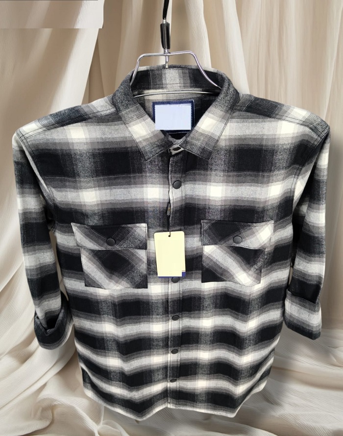 Premium Snap Button Double Pocket Shirt for winter