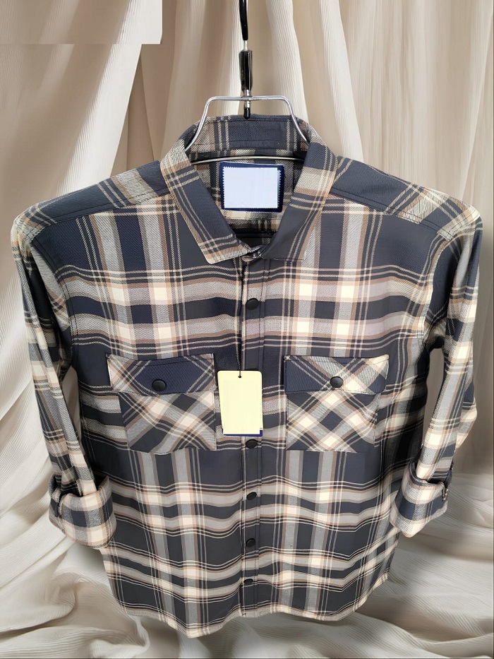 Premium Snap Button Double Pocket Shirt for winter