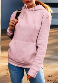 Solid Color Ladies Hoodie